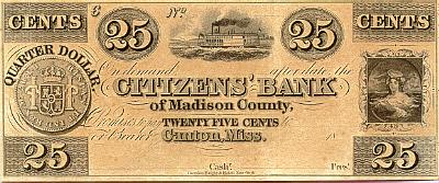 Citizens Bank 25 cents