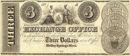 Exchange Office 3 dollars