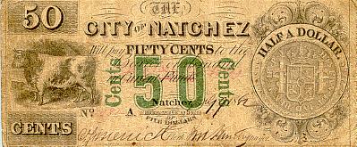 City of Natchez 50 cents